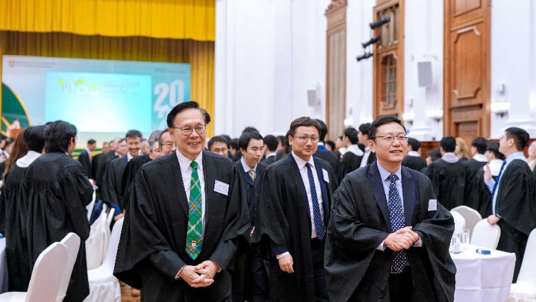 MSc Civil High Table Dinner at Loke Yew Hall