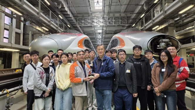 Site visit to High-speed train depot